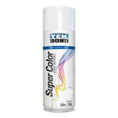 Tinta Spray Super Color Branco Brilhante Uso Geral 350ml - Tekbond