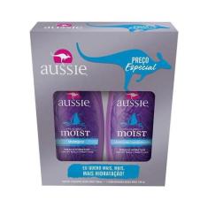 Kit Aussie Moist Shampoo 360G + Condicionador 180G -Original
