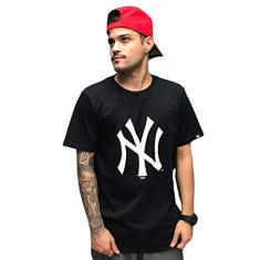 Camiseta básica NY Yankees, New Era, Masculino, Preto, G