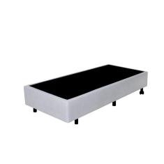 Cama Box Solteiro Reforçado Branco 88x188x38 Cm Branco