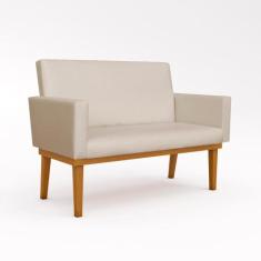 Namoradeira com Base Poltrona Decorativa Luxo Tecido - Balaqui Decor, 