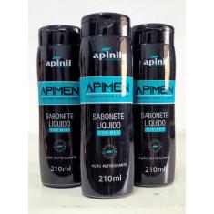 Sabonete Apinil Liquido Masculino Apimen 210ml