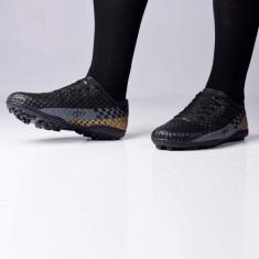 Chuteira Society Grama Sintética Runway Winner Masculino, Preto, 39