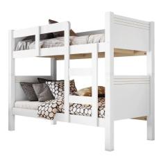 Beliche Solteiro Alaska Para Colchão Até 0,88m Conquista Móveis Branco