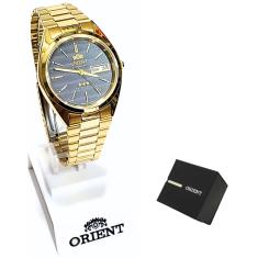 Relógio Orient Masculino Automático Analógico Dourado 469WC2F P1KX