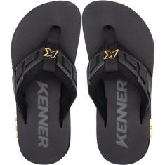 Sandália de Dedo Kenner Kivah Full Force Masculina, Preto, 44/45