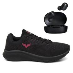 Tênis Feminino Leve Caminhada Treino + Fone De Ouvido Tenis Esportivo 