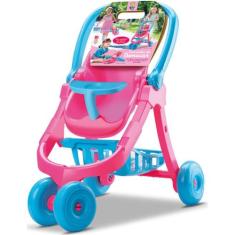 Carrinho de Boneca 3 em 1 -  Divertoys