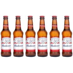 Cerveja Budweiser Lager 6 Unidades - 330ml