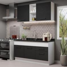 Cozinha Compacta Madesa Agata 150002 com Armário e Balcão (Sem Tampo e