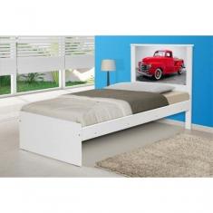 Cama Solteiro Carro Classic Red