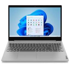 Notebook Lenovo Ideapad 3I I3 4Gb 256Gb Ssd 15,6 W11 82Bs000jbr Prata