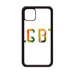 Capa colorida LGBT Rainbow Homo para iPhone 12 Pro Max para Apple Mini Mobile Case Shell