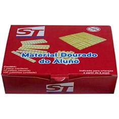 Material Dourado Escolar em Madeira, Supertela, MT-ESC - 111 peças