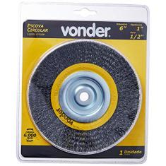 Escova Circular 6" x 1" x 1/2", Vonder VDO2824