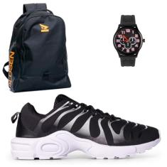 Oldsen Tênis Masculino Confortável Malhar corrida academia mochila relógio