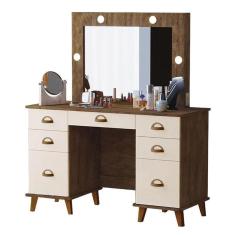 Penteadeira Camarim New Seul sem Banqueta - Móveis Luapa