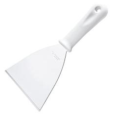 Espátula Reta 10 Cm Em Aço Inox Profissional Lanche