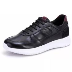 Tênis Masculino Ultra Leve Comfort Ref: 3024Couro Natural - Ranster, P