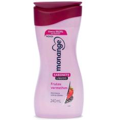 Sabonete Líquido Monange Frutas Vermelhas 240ml, 1 unidade, 240ml