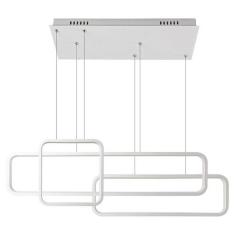 Pendente Recto Quality Branco Com Led 70w 3000k Qpd1446 St1930