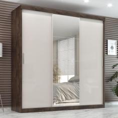Guarda Roupa Casal Paris 3 Pts Corre 2gav C/ Esp