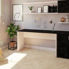 Escrivaninha Mesa Escritório 130cmx47cm 25mm - Bramov Móveis