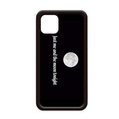 Capa Me and Moon Photo Art para iPhone 12 Pro Max para Apple Mini Mobile Case Shell