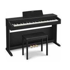 Piano Digital CASIO Celviano AP270 BK Preto 88 Teclas + Banqueta + Pedal + Fonte + Suporte Partitura