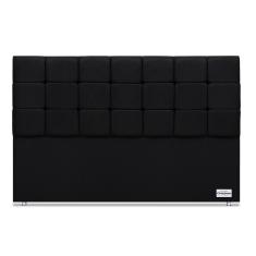 Cabeceira Amur Linho Preto King (12x188x125) - Ortobom