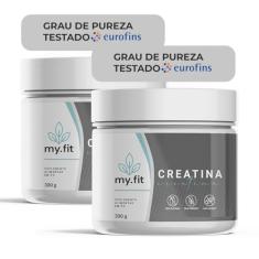 Kit 2x Creatina 100% Pura - Monohidratada, Laudo de Pureza Disponível - Total 600g