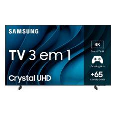 Smart TV Samsung 75 Crystal uhd 4K 75CU8000 Painel Dynamic Crystal Color, Samsung Gaming Hub, Design AirSlim, Alexa built in, Controle Remoto Único