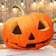 Pelúcia de abóbora de Halloween, chapéu Evil Candy Cherry Pie Moon