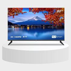 HQ Smart TV 60" UHD 4K, HDR, Tela sem bordas, Android 11, Sistema Ultrasound, Design Slim, Processador Quad Core, Espelhamento de tela, HQSTV60NK