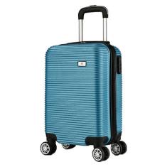 Mala De Viagem Bordo Pequena 10kg P+ Em Abs Padrão Anac - EAGLE, Azul