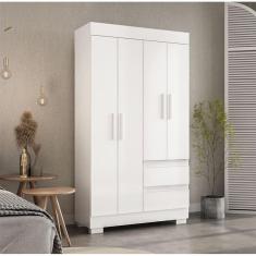 Guarda Roupa Casal 4 Portas 2 Gavetas Maya – ACP MOVEIS