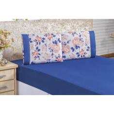 Jogo de Cama Naturale Casal King 03 peças 200 fios matelado estampado 