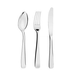 Faqueiro Tramontina Pacific 101 Peças, Prata, 101