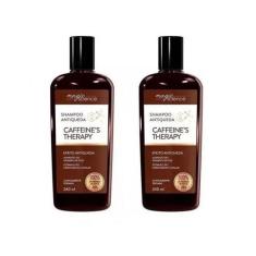 Kit 2 Shampoo Caffeine`S Therapy Antiqueda E Crescimento