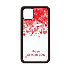 Capa Corações Flores Feliz Dia dos Namorados para iPhone 12 Pro Max para Apple Mini Mobile Case Shell