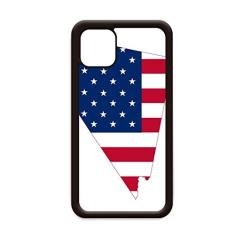 Capa para iPhone 12 Pro Max Mapa de Estrelas da Nevada América Capa para Apple Mini Mobile Case