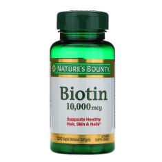 Biotina 10000Mcg 120 Caps Softgels Natures Bounty