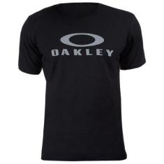 Camiseta Oakley O-Bark Preto/Cinza