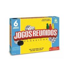 Jogo De Tabuleiro Jogos Reunidos 6 Em 1 Clássicos 1162 Nig