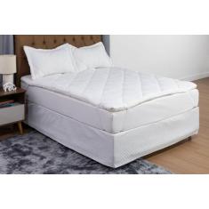 Kit para cama king size com pillow top e travesseiros 5 Peças - Beatri