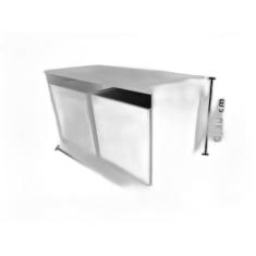 Mesa Organizadora De Brinquedos Quarto Infantil Com 2 Baús