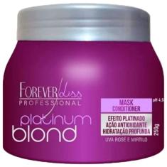 Máscara Capilar Matizadora Forever Liss Platinum Blond - 250g