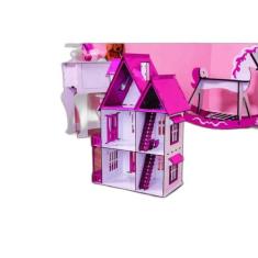 Casa De Bonecas Escala Polly Modelo Mirian Sonhos - Darama