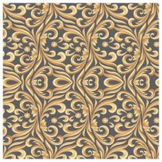 Papel De Parede Adesivo Arabesco Floral 300X52Cm