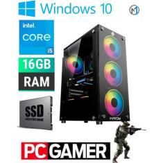 Pc Gamer Computador Cpu Intel I5 Hd SSD 240GB Memoria Ram 16gb - MJB I